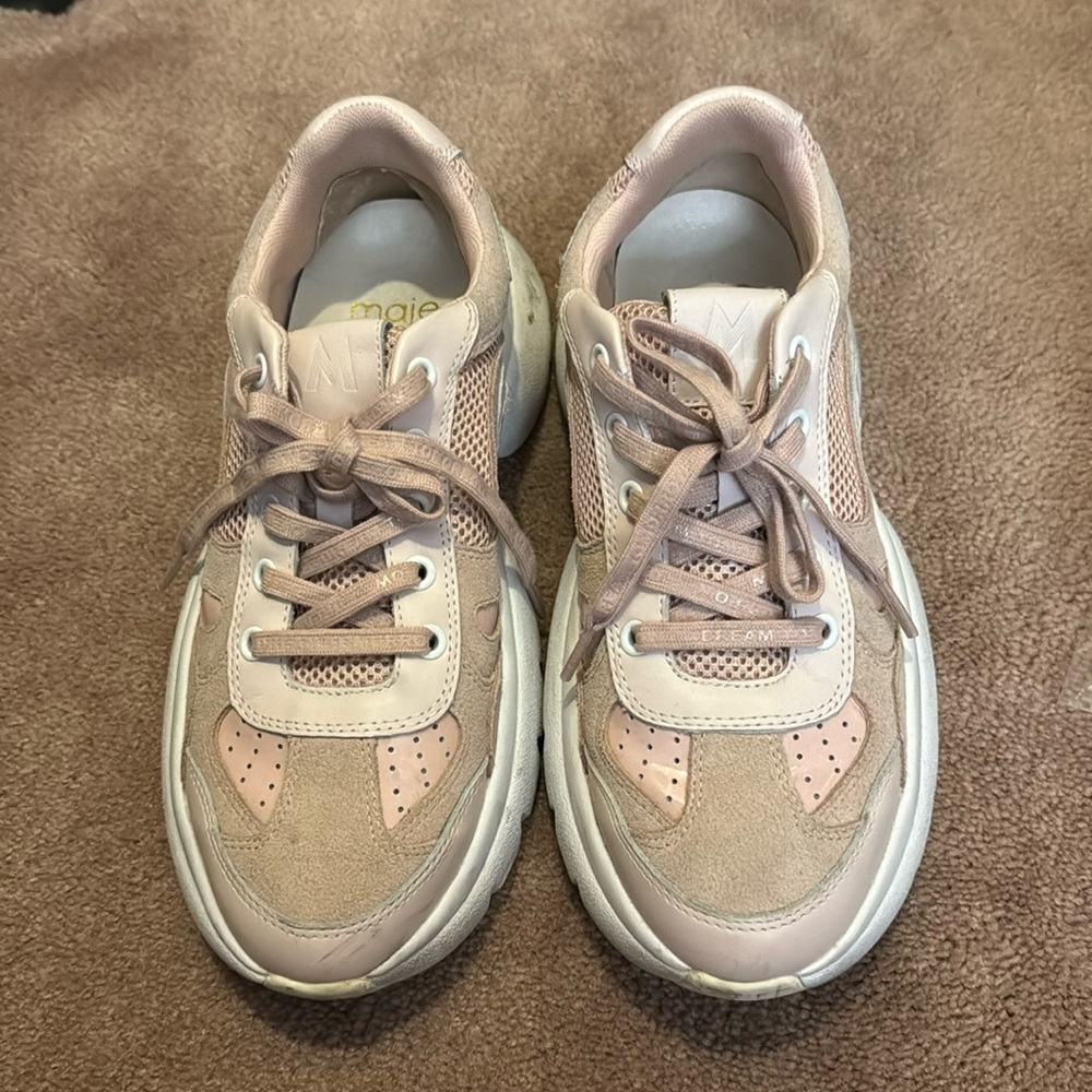 Pink maje sneakers!